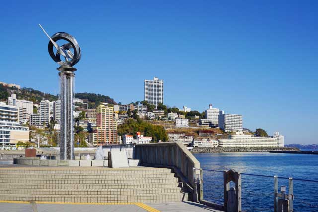 Atami and the coast.