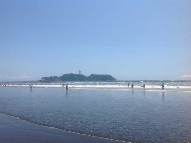 Enoshima Beach.