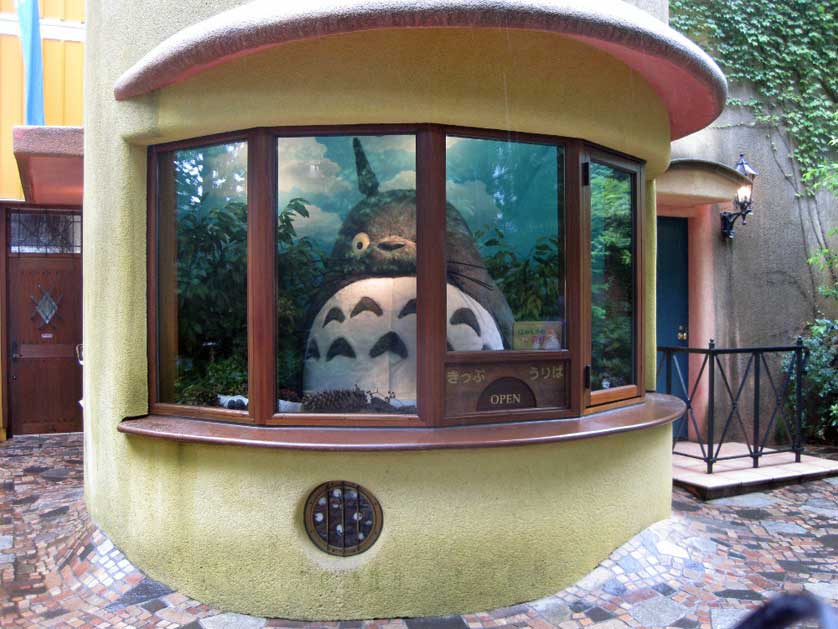 Meeting Totoro at Ghibli Museum, Mitaka, Tokyo.