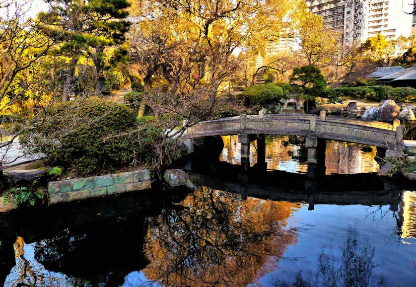 Western Paradise of Amida Nyorai represented as a garden.