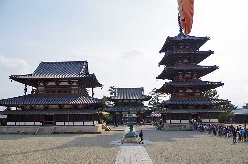 Horyuji Temple, Nara, Japan.