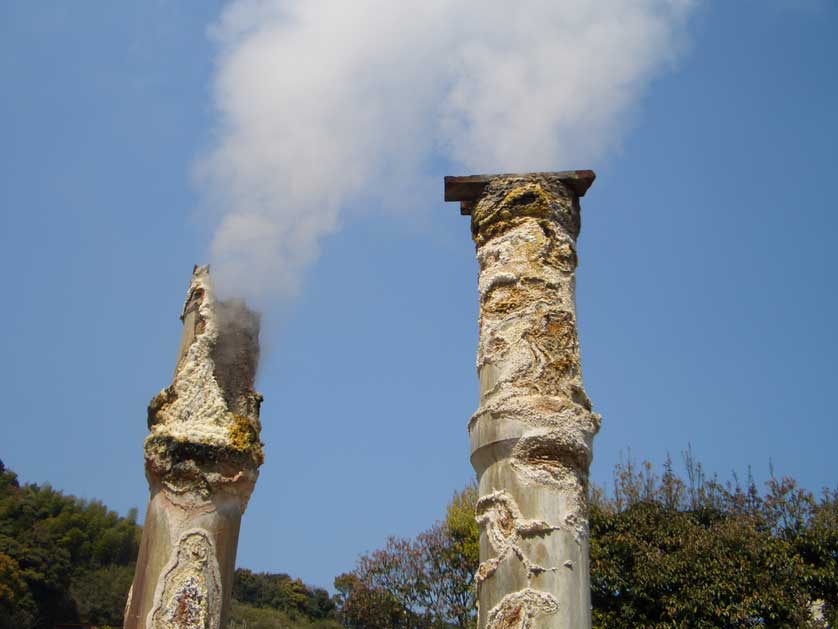 Onsen steam, Kannawa Beppu, Oita Prefecture.