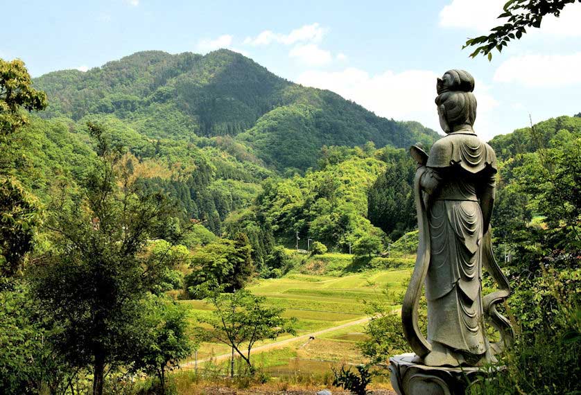 A Sho Kannon at a small temple in rural Shimane, part of the Izumo 33 Kannon Pilgrimage.