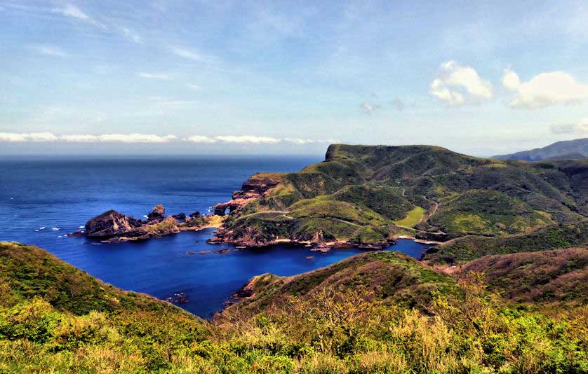 Kuniga coastline seen from the Akao Lookout, Nishinoshima, Oki Islands.