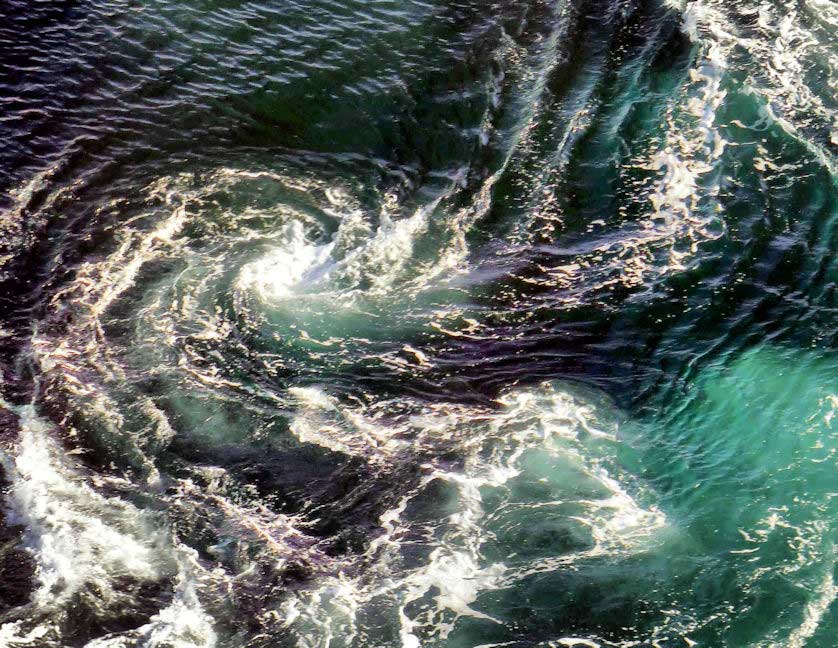 Naruto Whirlpools, Tokushima Prefecture, Shikoku.