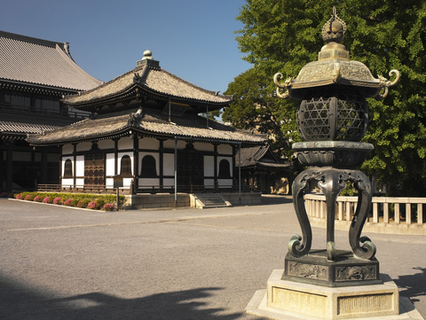 Nishi-Honganji in Kyoto, Japan.