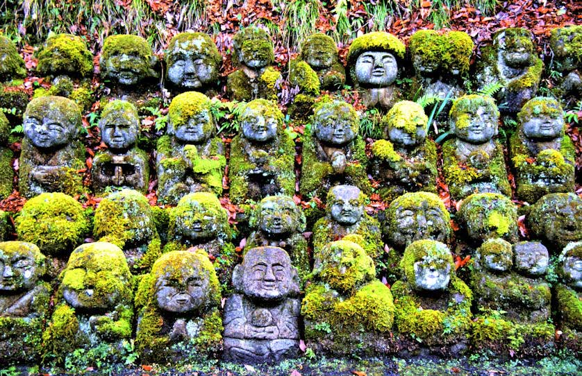 Otagi Nembutsuji Temple, Arashiyama, Kyoto.