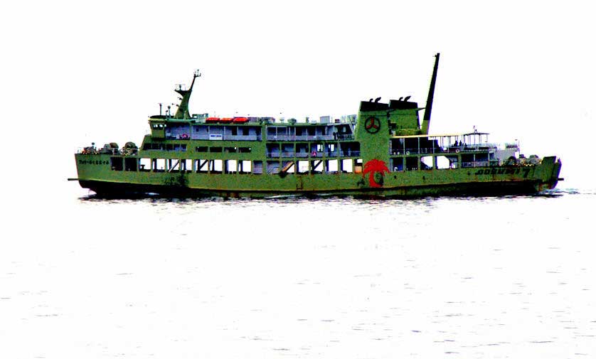 Car Ferry between Kagoshima and Tarumizu operated by Iwasaki Corp