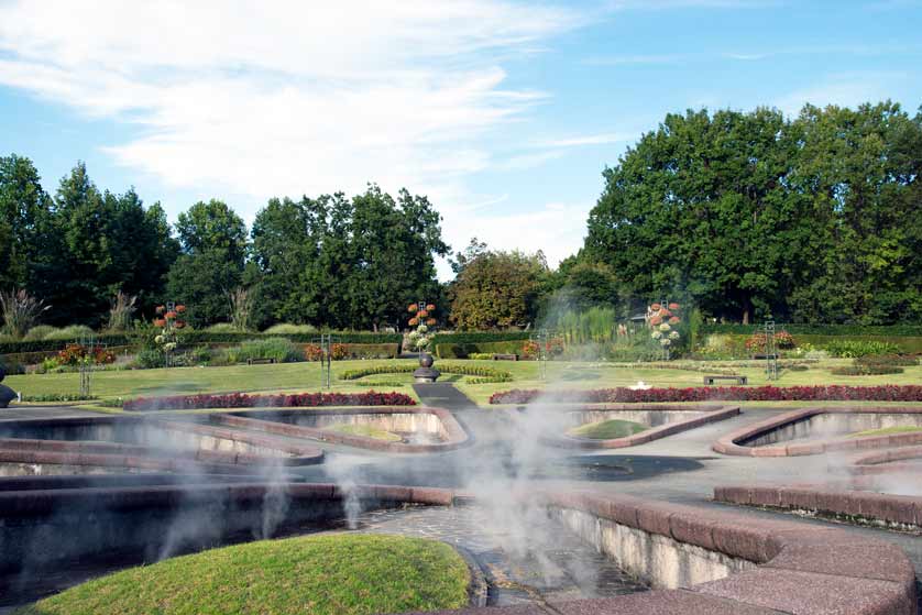 Mist Garden, Tottori Prefectural Flower Park, Tottori Prefecture, Japan.