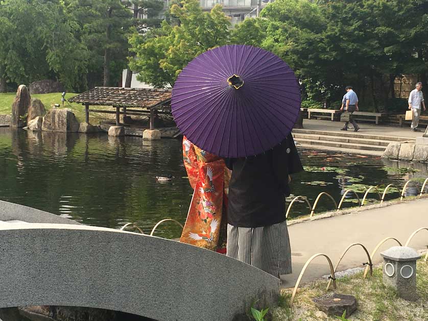 Japanese wedding party.