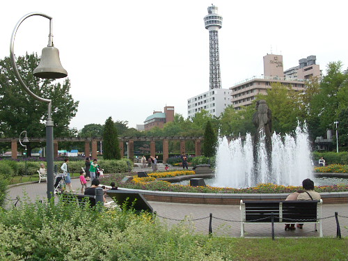 Yamashita Park, Yokohama, Japan.