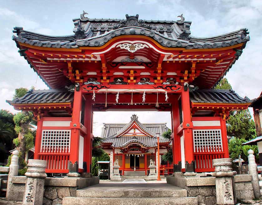 Yanai Tenmangu Shrine.