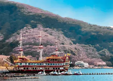 Sube a bordo del barco y navega por Ashinoko