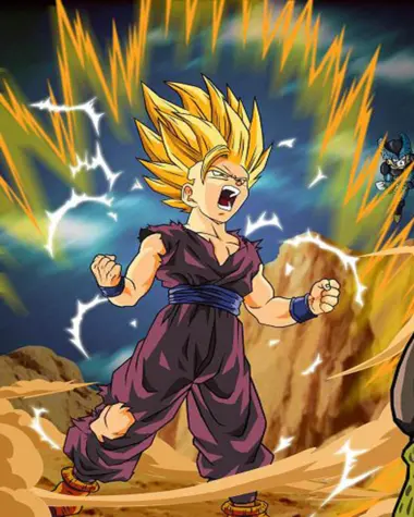 Son Goten, fils de Son Goku en mode Super Saiyan