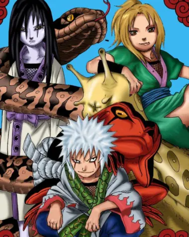 Jiraya, Tsunade & Orochimaru