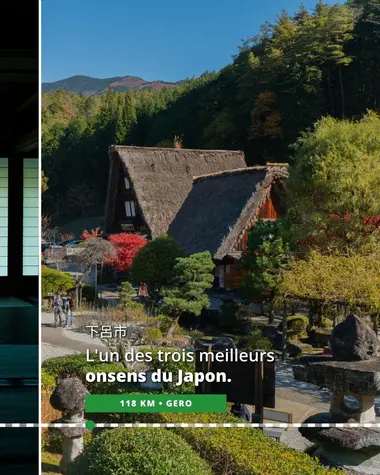 Gero, l'un des trois meilleurs onsen du Japon