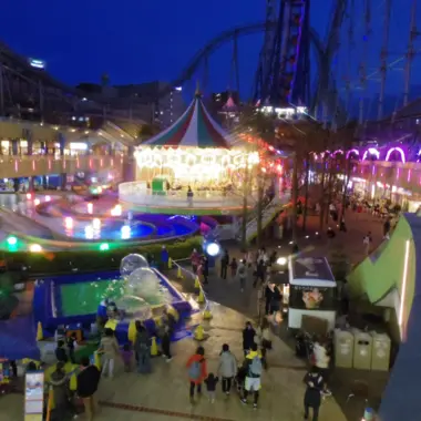 Attractions du Tokyo Dome de nuit