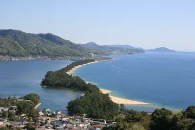 Amanohashidate vue du ciel