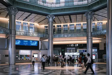 Inside of Tokyo Station's Marunouchi Entrance