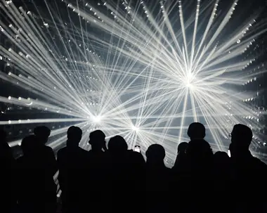 "Light Sculpture" installation at TeamLab Borderless