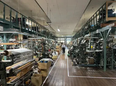 Machines for production at Nishimura Hakata-Ori