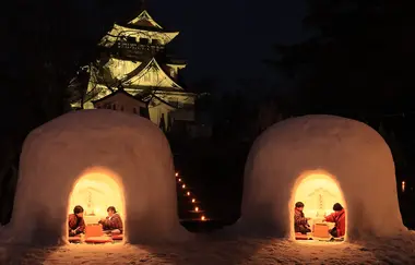 Kamakura Snow Stature in Yokote