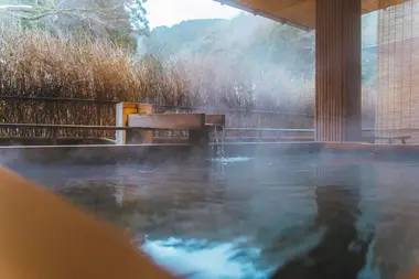 Le plus souvent, les ryokan disposent d'un rôtenburo, un onsen en extérieur