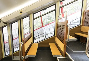 Koyasan Cable Car interior