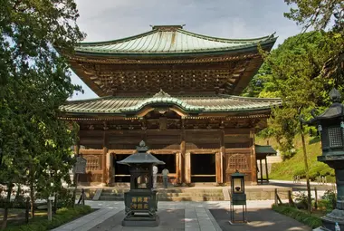 Le temple Kencho-ji, à Kita-Kamakura, le plus ancien temple zen du Japon.