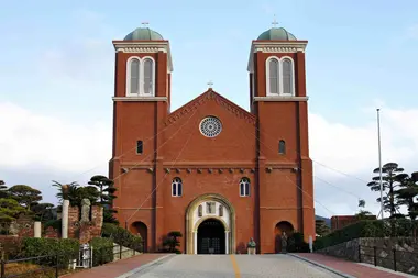 La cathédrale d'Urakami, au nord de Nagasaki.