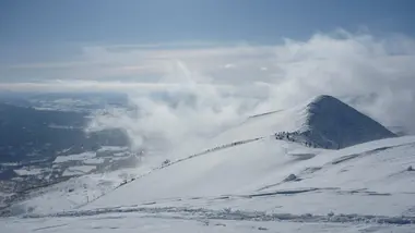 Un spot de randonnée en raquettes de la station Niseko