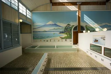 A sento, a public Japanese bath