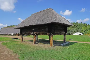 House or attic on stilts