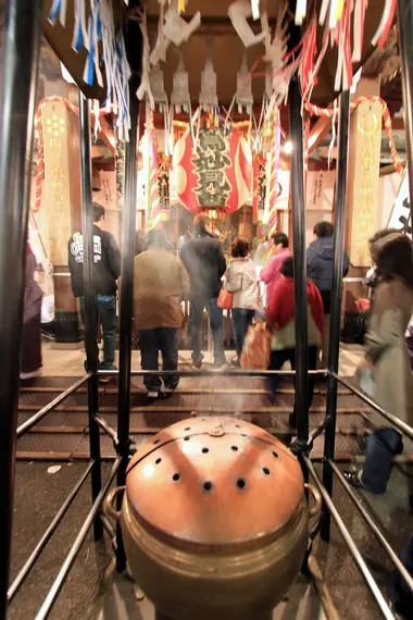 Prière pour la chance, la foire du coq à Asakusa