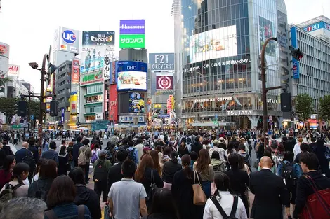 El Starbucks del cruce de Shibuya, Tokio