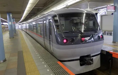 Koedo Limited Express at Hon Kawagoe Station, Kawagoe, Saitama Prefecture