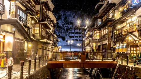 Ginzan Onsen in Yamagata