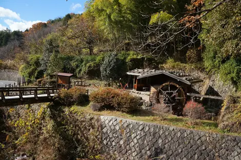 Water wheel on the Magome-Tsumago Trail