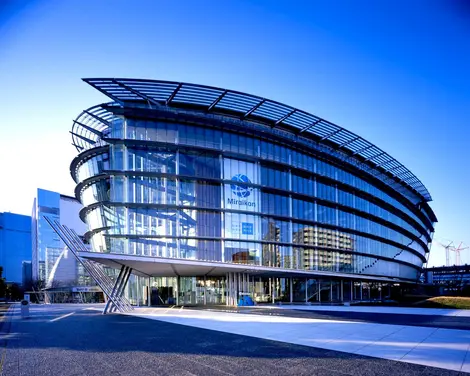 The National Museum of Emerging Science and Innovation (Miraikan) is a huge building which displays the latest discovery in robotics