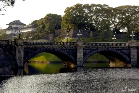 In the district of Tokyo Station, the former Imperial Palace, residence of the shogun became the residence of the emperor and his family.