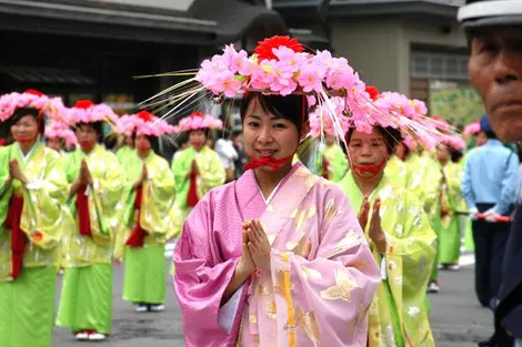 Défilé lors du Aoba Matsuri au mont Koya (préfecture de Wakayama)