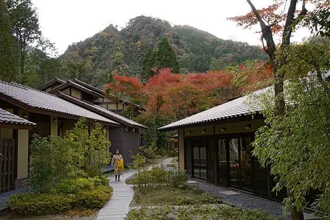 En un ryokan in Arima.