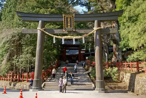 El torii del Futarasan jinja.