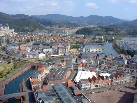 Le parc à thème Huis Ten Bosch au Japon