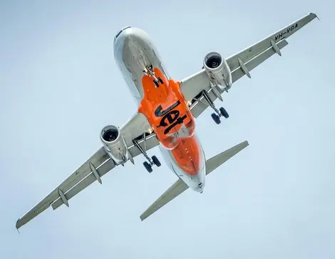 A Jetstar airplane