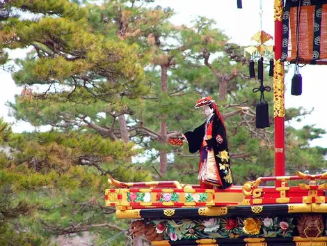 Marionnettes Karakuri ningyo au Festival Takayama matsuri