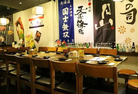 L'arrivée dans un izakaya