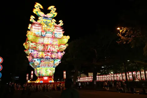 The Tenku no Fuyajo festival in Noshiro (Akita Prefecture)