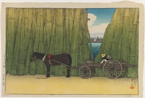 Kawase Hasui, Tokyo, 12 Dai: Komatogashi, 1919. 