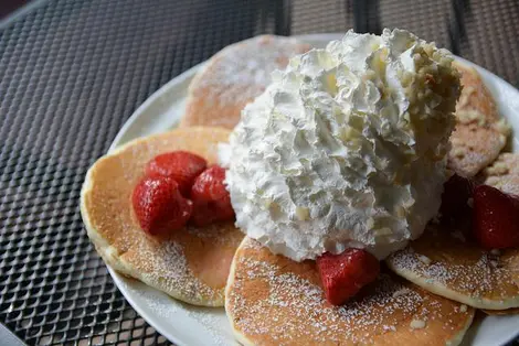 Les pancakes de chez Egg's and Things à Shibuya, Tokyo